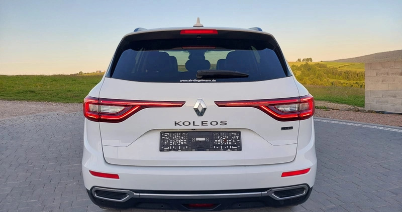 Renault Koleos cena 58700 przebieg: 79000, rok produkcji 2018 z Biskupiec małe 137